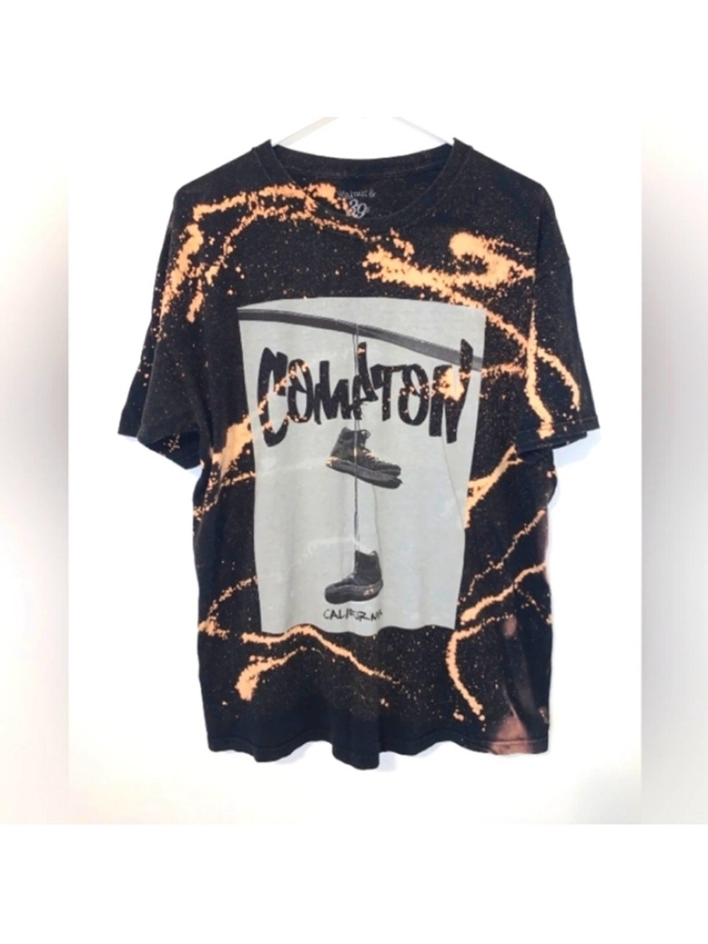 Compton California Converse Chuck Taylor Power Line Short Sleeve Custom T Shirt